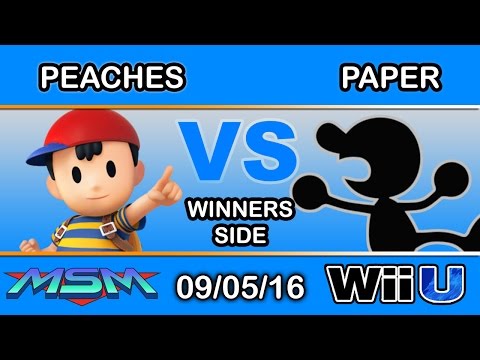 MSM 64 - Peaches (Ness) Vs. Paper (Game & Watch) Winners Side - Smash Wii U