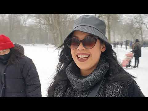 Snow Day in Febuary 2021 || Amsterdam