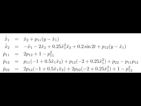 Extended Kalman Filter example