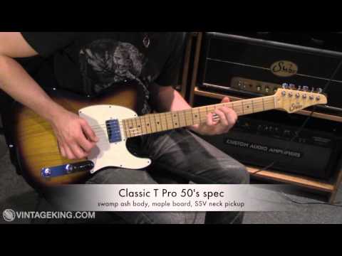 Suhr Classic Pro and Classic Antique Guitars, demo by Pete Thorn/Vintage King