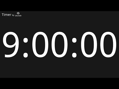 9 Hour Countdown Timer