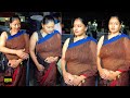 Gayathri Raguram With Their Super Cars Hot Arrival At Nenjukku Needhi Celebrity Show BJP DMK