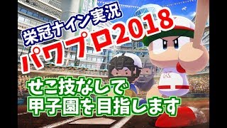 パワプロ2018栄冠ナイン【自動交代無しに出来るらしいのでせこ技使わず甲子園でも目指してみる】おくたんのだらだら生放送