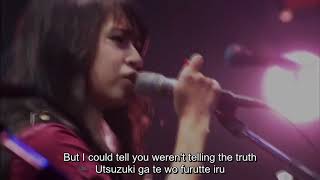 SCANDAL - Namida no Regret (LIVE - Romaji &amp; English Subtitles)