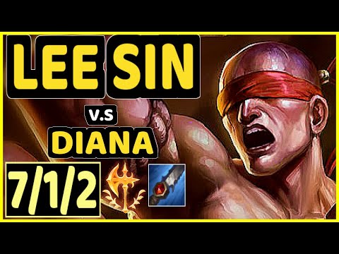 ERASUS (LEE SIN) vs DIANA - 7/1/2 KDA JUNGLE GAMEPLAY - BR Ranked GRANDMASTER