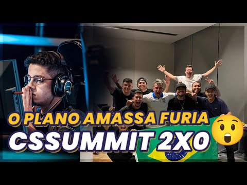O PLANO PASSA O CARRO NA FURIA SEM RESPEITO ALGUM! CS_SUMMIT 8