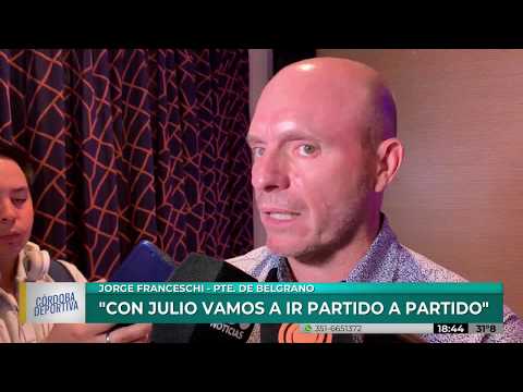 Franceschi: "Con Constantín vamos a ir partido a partido"