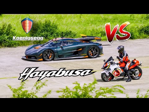 Tuned Hayabusa Vs Koenigsegg Jesko: DRAG RACE 