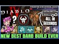 Diablo 4 - New Best BILLION DAMAGE Barbarian Build - Perfect Bash Combo = OP - Gear Skills Guide!