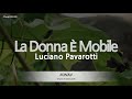 Luciano Pavarotti La Donna E Mobile Melody Karaoke Version