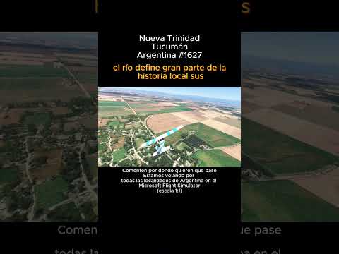 Nueva Trinidad, Tucumán desde el Microsoft Flight Simulator #nuevatrinidad #tucuman #argentina #msfs