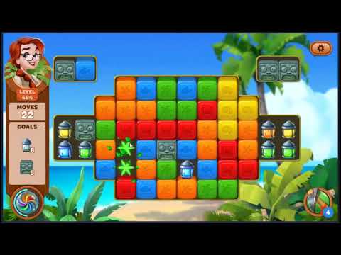 Lost Island Blast Adventure Level 484 - NO BOOSTERS 🏝️ | SKILLGAMING ✔️