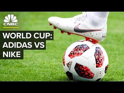 2018 世足賽對決：Nike vs. adidas  (The 2018 FIFA World Cup: Nike And Adidas Face Off | CNBC)