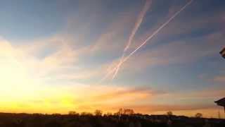 preview picture of video 'Chemtrails in Omaha Nebraska. 1-25-14 Time Lapse video.'