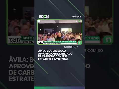 Ávila: Bolivia busca aprovechar el mercado de carbono con una estrategia ambiental