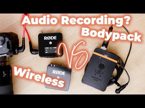 Wireless Microphone Systems vs Body Pack Audio Recorders (Tentacle Track E vs Røde Wireless GO II)