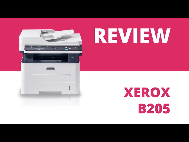 xerox b205 scan