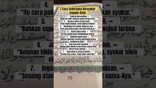 Download lagu “7 Cara Sederhana Bersyukur kepada Allah' mp3 Download lagu “7 Cara Sederhana Bersyukur kepada Allah' mp3