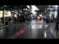 Funny Videos - Guy Running Backwards in the Rain