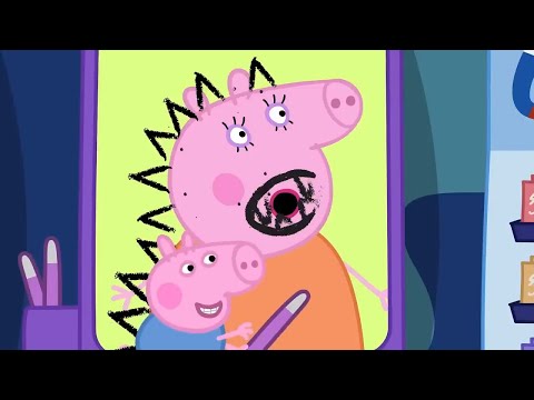 Drawing on Mummy Pig at the Science Museum ✏️ 🐽 Peppa Pig Asia