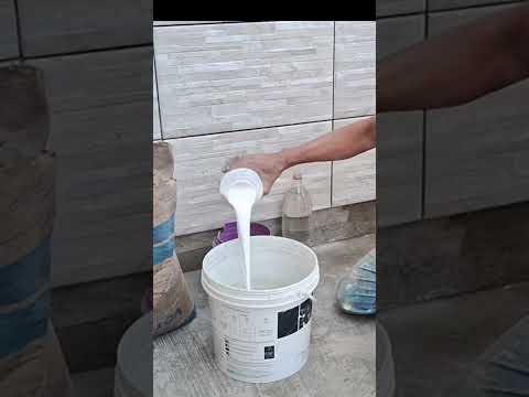 Como fazer  impermeabilizante  caseiro  gastando  pouco #construcao #dica #obra