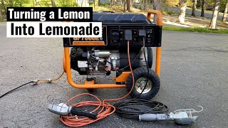 Generac GP7500E - No Power Output (Stator/Rotor Swap)