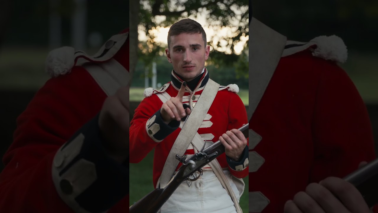 Tir de Brown Bess | Mousquet utilisé lors de la Bataille de Waterloo  #napoleon #history #france