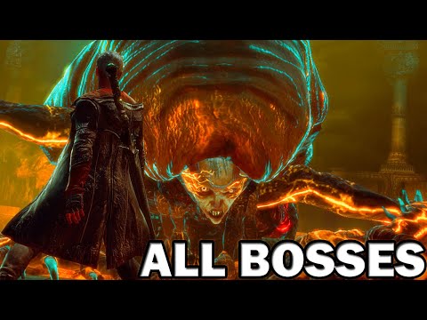 Devil May Cry (DmC) - All Bosses (With Cutscenes) HD