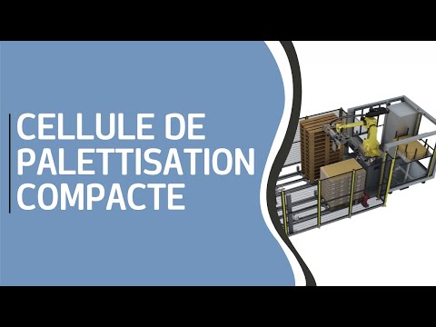 Robot palettiseur déplaçable - 6 axes - 6600 x 3200 x h2500mm - PALBOX_2