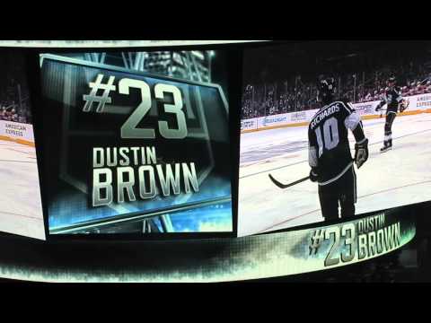 L. A. KINGS vs CAROLINA HURRICANES. Staples Centre. 24.11.2014. JUSTIN WILLIAMS GOAL. 1:0