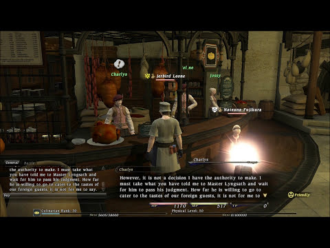 Final Fantasy XIV 1.0 - Mystery of the Gastronome Gone Home (Rank 30 Culinarian Quest)