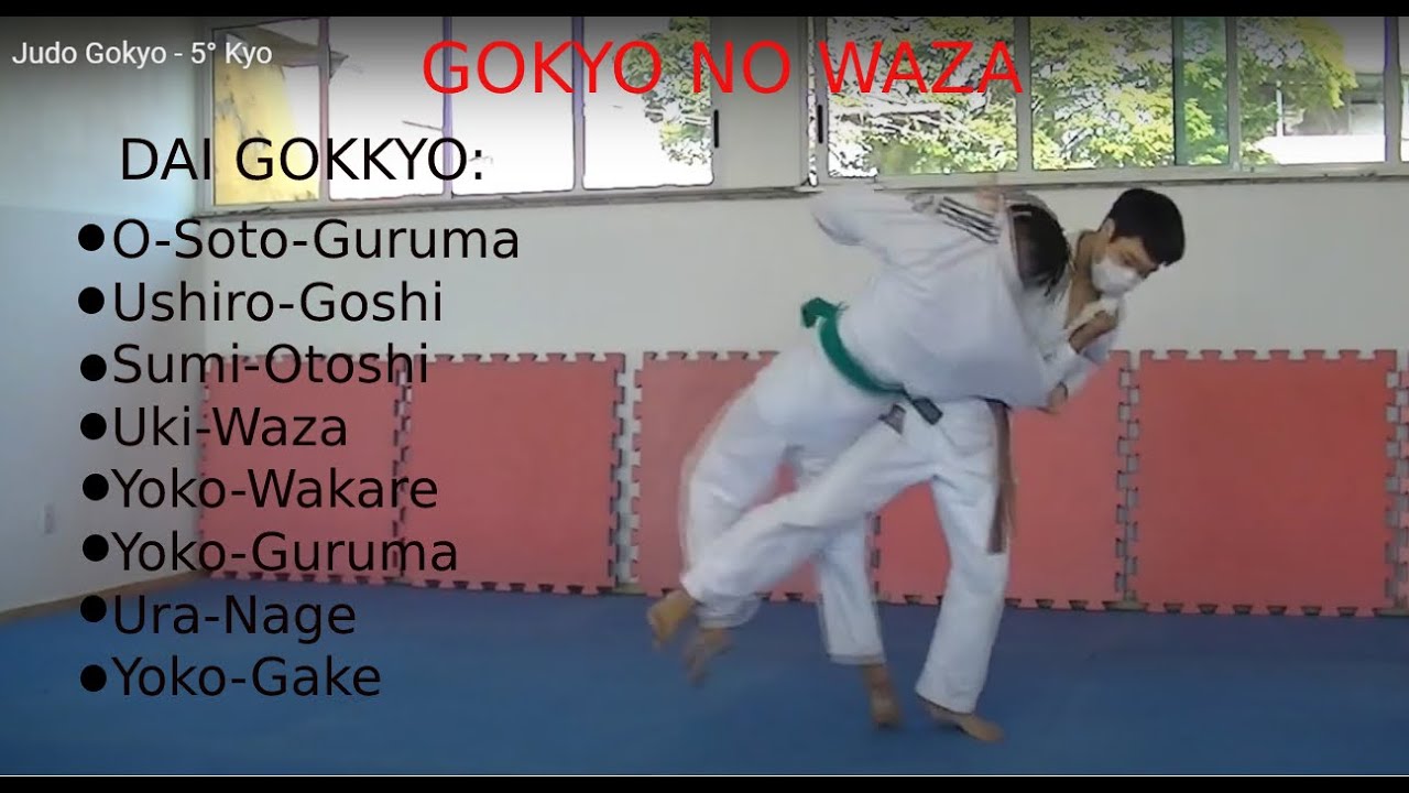 Judo Gokyo - 5° Kyo - para faixa Marrom