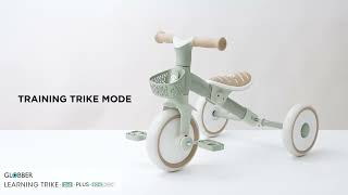 Globber detské odrážadlo trojkolesové - Learning Trike 2in1 PLUS Ecologic Coconut