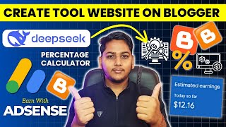 Create Percentage Calculator Tool Website On Blogger Using DeepSeek Ai in 2025