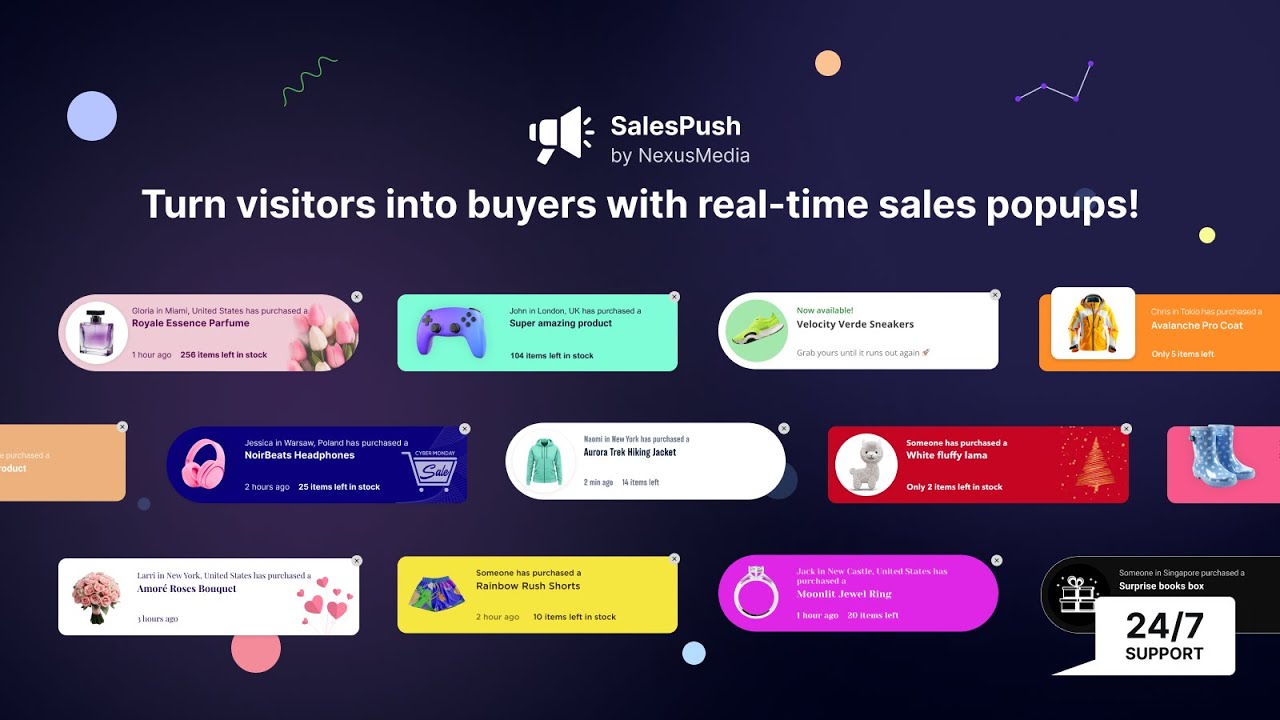 SalesPush ‑ Sales Popup Demo