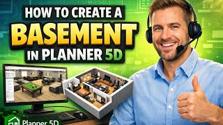 How to CREATE a BASEMENT in Planner 5D (Step by Step)