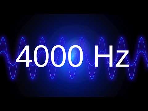 4000 Hz clean pure sine wave TEST TONE 4 khz frequency