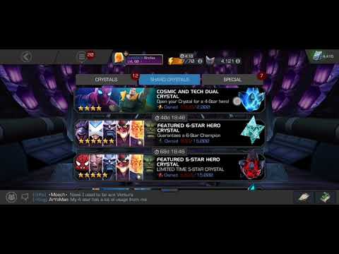 6 star cosmic ghost rider on my very first FEATURED 6* HERO CRYSTAL. ❤️