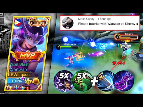 WANWAN vs KIMMY | TUTORIAL EXPLAINED🔥 | MLBB