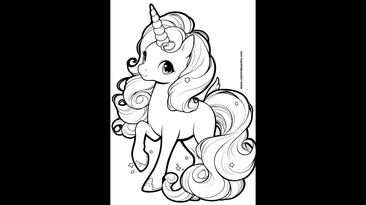 Unicorn Coloring Pages 7