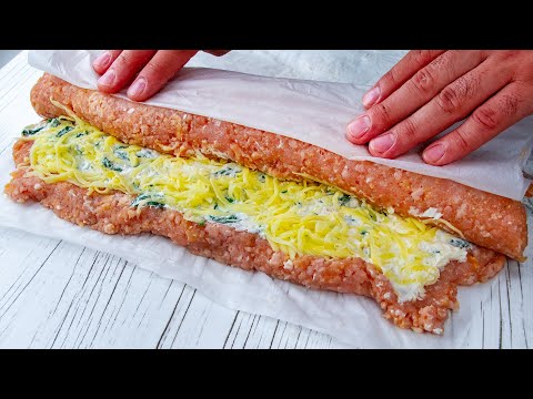 Using 1 kilo of minced meat i’ve prepared a fantastic roulade!