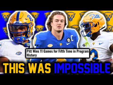 PITT FOOTBALL Made HISTORY in 2021... How Did They Do It?