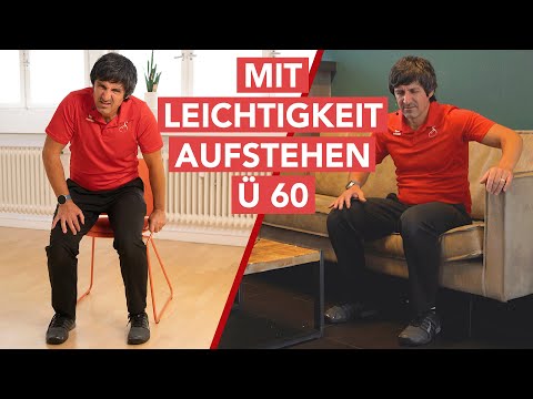 Getting up with ease over 60 – effortlessly from the chair, bed or when putting on shoes