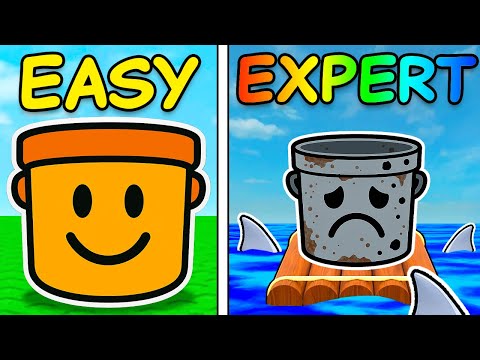 finding EVERY Bucket in Roblox find the buckets...