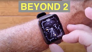 ZEBLAZE Beyond 2 Apple Watch Shaped AMOLED Always-On 5ATM BT5 GPS Fitness Smartwatch: Unbox 1st Look