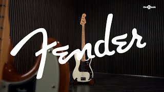 Video thumbnail for Fender American Pro II Precision Bass guitar, MN, Olympic White sound demo | Gear4music by Gear4music Guitars