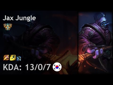 Jax Jungle vs Jarvan IV - KR Challenger Patch 7.21