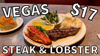 Longhorn Casino: Chuckwagon STEAK & LOBSTER. $17, Las Vegas