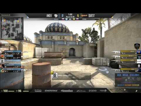 RGN NA Pro Series Closed Qualifier Group B UBR1 - ANOX vs Quest (bo3) Map 2 Dust 2 - Skinsanity.gg