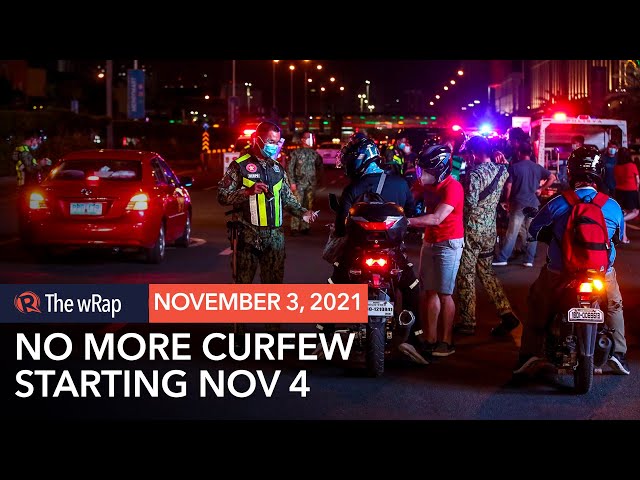 Setelah 19 bulan, Metro Manila mencabut jam malam akibat pandemi Setelah 19 bulan, Metro Manila mencabut jam malam akibat pandemi